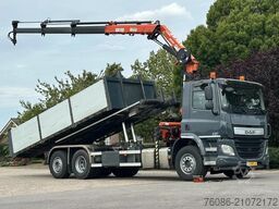 DAF CF 370 EURO6!!6x2!KRAAN/KRAN/KABEL/ABROLLKIPPER...