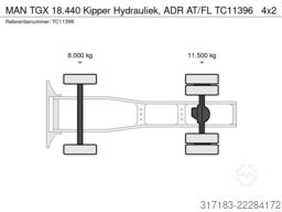 MAN TGX 18.440 Kipper Hydrauliek, ADR AT/FL
