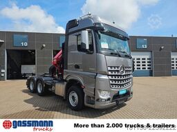 Mercedes-Benz Arocs 2653 6x4, Kran HMF 4020, Funk, Retarder