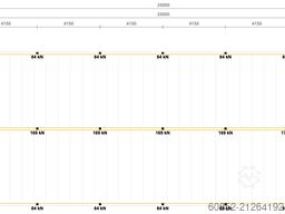 10x25m Lagerbühne , Belastung : 500kg/qm Unterkante: 3,0m , ca. 250qm Systembühne
