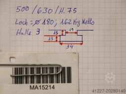 unbekannt 630/500/H75 mm