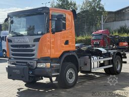 SCANIA G410 4x4 Abrollkip Palfinger + Winterdienst