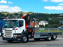 SCANIA P 420* PLATFORM 6,80m * PK 29002+FUNK * TOP