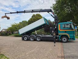 MAN TGS 35.500 8x4 KRAAN/CONTAINER/KIPPER!! AFSTAND...
