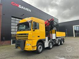 DAF XF 105.460 8x4 Trekker/ Bakwagen Fassi F950+Fly...