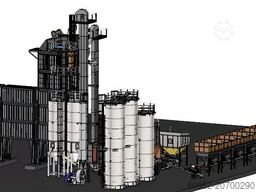 Polygonmach 320tph Stationary asphalt plant with 270 tons h...