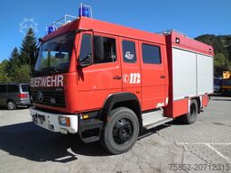 Mercedes-Benz 1124 AF LF 16 Löschfahrzeug Schlauchhaspel Metz Pumpe Feuerwehr
