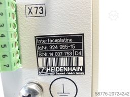 Heidenhain 324 955-15 Interfaceplatine SN: 14  generalüberholt mit 3 Monaten Gewährleistung-