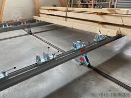 Dachelementieranlage Aufspannvorrichtung