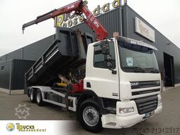 DAF CF 85.380 + MANUAL + HMF 1680 + HYVA + 6X2