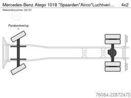 Mercedes-Benz Atego 1018 *5paarden*Airco*Luchtvering A verste...