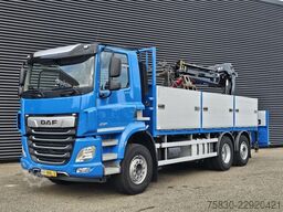DAF DAF CF 430 FAN 6X2/4 / HIAB 17.8 CRANE / KRAN