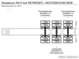 Nooteboom R410 6x2 RETARDER + NOOTEBOOOM SEMI TRAILER