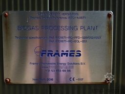  FRAMES Biogas Processing Plant Complete Biogas Pro