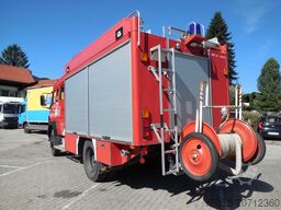 Mercedes-Benz 1124 AF LF 16 Löschfahrzeug Schlauchhaspel Metz Pumpe Feuerwehr
