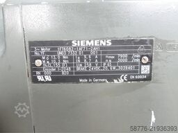 Siemens 1FT6082-1AF71-2AH1 Servomotor SN: YFUNO3733201001