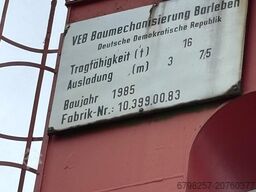 VEB Baumechanisierung Barleben / Stahl 
