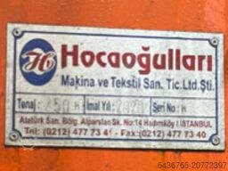 Hocaoğlu 250 TON H TİPİ EKSANTRİK PRES