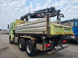 SCANIA R490 / 6X4 / Blatt / 18m Hiab Kran