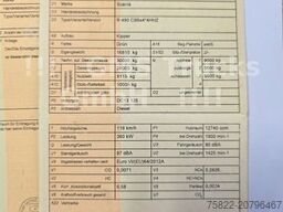 SCANIA R490 / 6X4 / Blatt / 18m Hiab Kran