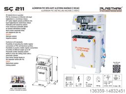 PLASTMAK PVC ALÜMİNYUM İŞLEME MAKİNELERİ FULL CNC ALÜMİNYUM & PVC İŞLEME SETİ