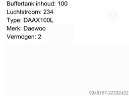 Daewoo compressor 500l Daax500l