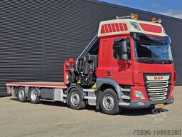 DAF CF 460 8x2/6 / FASSI 82 t/m CRANE / KRAN - 18.3...