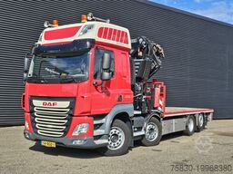 DAF CF 460 8x2/6 / FASSI 82 t/m CRANE / KRAN - 18.3...