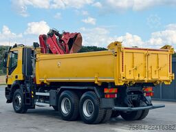 IVECO TRAKKER 360 * Kipper 4,90m* KRAN/FUNK*6x4