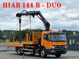 MERCEDES-BENZ ATEGO 1324 * HIAB 144 B - DUO + Bohrgerät * TOP