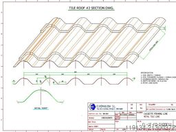ILKWANG METAL SHEET PROFILING LINE FOR TILE ROOF PANELS