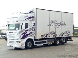 Scania R520 V8 Topline 6x2 - Box with sidedoors - Load...