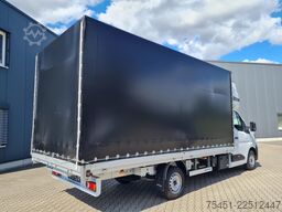 Renault Master 35 Pritsche Schlafkab Schiebe Plane LUFTFEDER