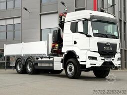 MAN TGS 33.520 6x6 BL Pritsche Kran Fassi F235A.2.24