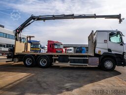 RENAULT C 430 -6X4 + HIAB 14T/m/3ext.