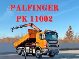 SCANIA G 360 * KIPPER 4,60m * PALFINGER PK 11002/ 6x6