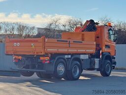 SCANIA G 360 * KIPPER 4,60m * PALFINGER PK 11002/ 6x6