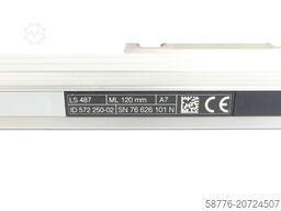 Heidenhain LS 487 ML 120 mm Id. 572 250-02 SN:76626101N + AE LS 487
