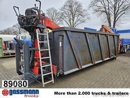 Abrollcontainer mit Kran Palfinger Epsilon E110L82