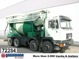 MAN 33.292 8x4 Mischer Stetter 7m³ mit Pumpe Schwing