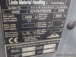 Linde H40D / 5. Ventil / Waage