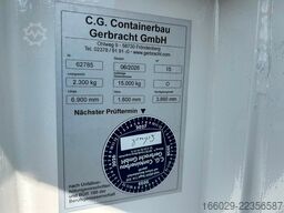  Gerbacht Abrollcontainer 15m³ Schwarz oder Weiß