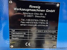 Roweig SA 6/3 S/B - CNC x 1500