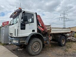 IVECO ML 140E18W 3-Seiten KRAN  FASS F80 4X4