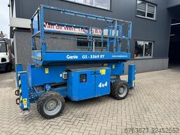 GENIE GS 3369 RT  Hoogwerker / Arbeitsbuhne 12mtr werkhoogte 4x4 Kubota DIESEL 2014