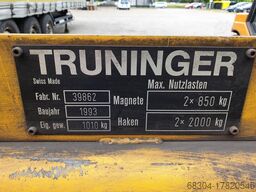 TRUNINGER 2 x 1200 kg. / 2 X 850 kg.