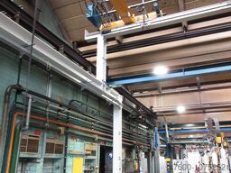 Demag Portalkran + Kettenzug DC-COM NL 2500Kg Stahlbau 20x5,4m HEB220 HEA240