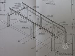 Demag Portalkran + Kettenzug DC-COM NL 2500Kg Stahlbau 20x5,4m HEB220 HEA240