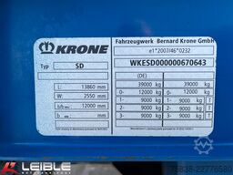 KRONE SD*Stahl-Matten*Lenkachse*Rungentaschen*Code XL*