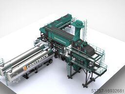 Mobile 160 TPH drum mix asphalt plant Mobile 160 TPH drum mix asphalt plant